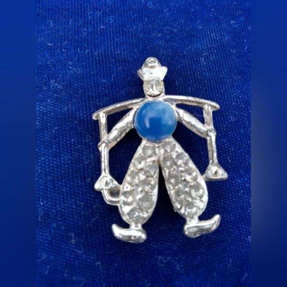 Vintage Pair of Silver Girl & Boy Brooches, Dujay Design, Milkmaid, Jack… - Picture 4 of 7